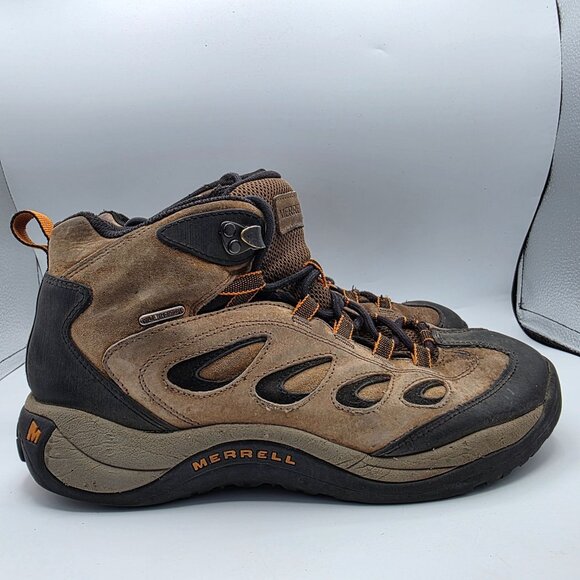 Merrell Reflex 4 Mens Size 10 Brown Mid Waterproof Hiking Boots Camping Outdoors main image 7